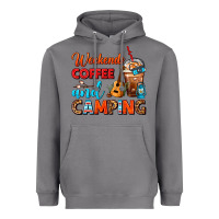 Storm weekends coffee and camping frappe coffee Heavyweight Hoodie - FaDigitalArtStudio