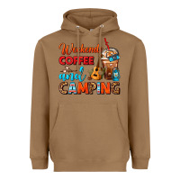 Toasted Coconut weekends coffee and camping frappe coffee Heavyweight Hoodie - FaDigitalArtStudio
