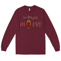Burgundy La Mejor Madre Long Sleeve Tee - Bettercallsaul
