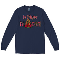 Navy La Mejor Madre Long Sleeve Tee - Bettercallsaul