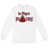 White La Mejor Madre Long Sleeve Tee - Bettercallsaul
