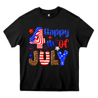 Black happy 4th of july Heavy Core Tee - NancyCooperArtShop