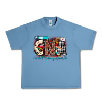 Pebble Blue Christmas cna certified nursing assistant Urban Heavy Tee - JahusDesignShop