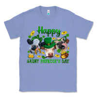 Colony Blue Happy Saint Patrick'S Day With Clover Classic Tee - BundleAndBundleShop