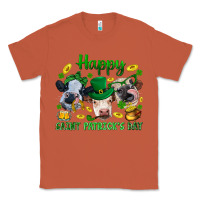 Copper Happy Saint Patrick'S Day With Clover Classic Tee - BundleAndBundleShop