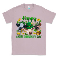 Lilac Happy Saint Patrick'S Day With Clover Classic Tee - BundleAndBundleShop