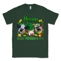 Sports Green Happy Saint Patrick'S Day With Clover Classic Tee - BundleAndBundleShop