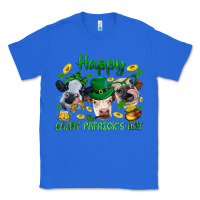 True Royal Happy Saint Patrick'S Day With Clover Classic Tee - BundleAndBundleShop