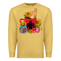 Antique Gold Western Football Coffee cup Premium Sweatshirt - FaDigitalArtStudio