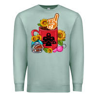 Seafoam Western Football Coffee cup Premium Sweatshirt - FaDigitalArtStudio