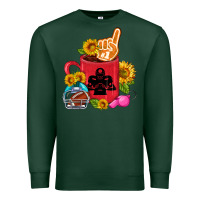Sports Green Western Football Coffee cup Premium Sweatshirt - FaDigitalArtStudio
