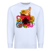 White Western Football Coffee cup Premium Sweatshirt - FaDigitalArtStudio