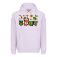 Lilac stuck on you cactus coffee cups Premium Hoodie - OliviaCreatesArt