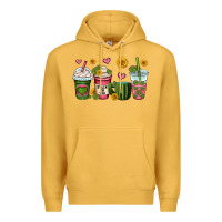 Mustard stuck on you cactus coffee cups Premium Hoodie - OliviaCreatesArt