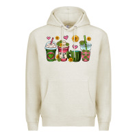 Oatmeal Heather stuck on you cactus coffee cups Premium Hoodie - OliviaCreatesArt