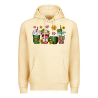 Pina Colada stuck on you cactus coffee cups Premium Hoodie - OliviaCreatesArt