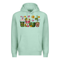 Seafoam stuck on you cactus coffee cups Premium Hoodie - OliviaCreatesArt