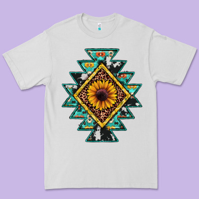 Aztec Leopard Sunflower Premium Tee Designed By Jahusdesignshop