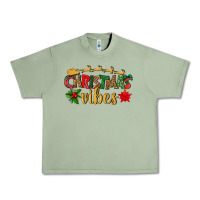 Oil Green christmas vibes Urban Heavy Tee - BundleAndBundleShop