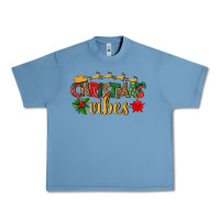 Pebble Blue christmas vibes Urban Heavy Tee - BundleAndBundleShop