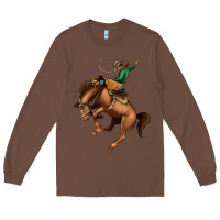 Chestnut Bucking Bronco Rodeo Long Sleeve Tee - Bettercallsaul