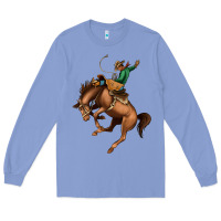 Colony Blue Bucking Bronco Rodeo Long Sleeve Tee - Bettercallsaul