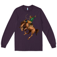 Plum Bucking Bronco Rodeo Long Sleeve Tee - Bettercallsaul