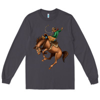 Smoke Bucking Bronco Rodeo Long Sleeve Tee - Bettercallsaul