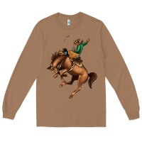 Toasted Coconut Bucking Bronco Rodeo Long Sleeve Tee - Bettercallsaul