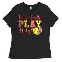 Black Look Pretty Play Dirty Ladies Tee - LillyAllenDesigns