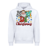 White How Dy Christmas Urban Hoodie - CowhideDigitalArt