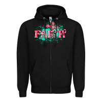 Faith Breast Cancer Zipper Hoodie | Teevron