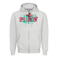 Dove Grey faith breast cancer Zipper Hoodie - CowGirlArtShop