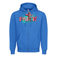 True Royal faith breast cancer Zipper Hoodie - CowGirlArtShop