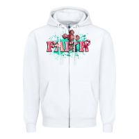 White faith breast cancer Zipper Hoodie - CowGirlArtShop