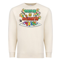Sandshell Normal is overrated Premium Sweatshirt - FaDigitalArtStudio