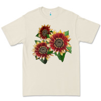 Bone Florenza Sunflower Premium Tee - LillyAllenDesigns