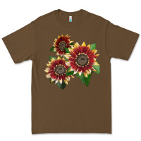 Cacao Florenza Sunflower Premium Tee - LillyAllenDesigns