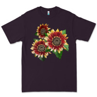Plum Florenza Sunflower Premium Tee - LillyAllenDesigns