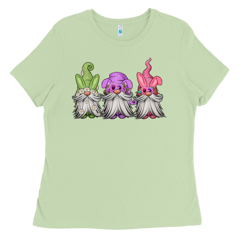 Easter Gnomes Spring Ladies Tee by Jasminsmagicworld | Teevron