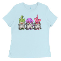 Baby Blue easter gnomes spring Ladies Tee - Jasminsmagicworld