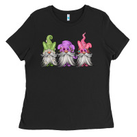 Black easter gnomes spring Ladies Tee - Jasminsmagicworld