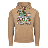 Vintage Coffee merry christmas gnomes truck Vintage Hoodie - MaliasSmallBusiness