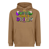 Toasted Coconut This girl needs a drink Heavyweight Hoodie - FaDigitalArtStudio