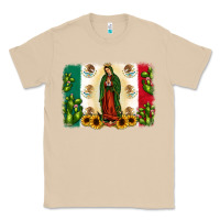 Mushroom mexican flag our lady of guadalupe Classic Tee - JahusDesignShop