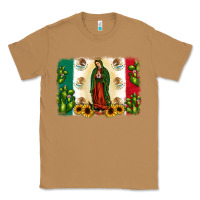 Toasted Coconut mexican flag our lady of guadalupe Classic Tee - JahusDesignShop