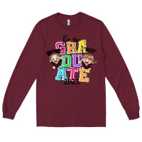 Burgundy kinder graduate 2023 Long Sleeve Tee - RanaPortraitStore