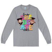 Heather Grey kinder graduate 2023 Long Sleeve Tee - RanaPortraitStore