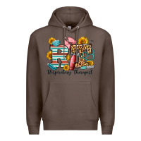 Coffee respiratory therapist western Premium Hoodie - OliviaCreatesArt