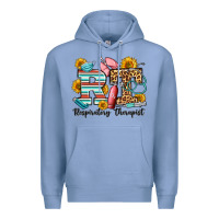 Colony Blue respiratory therapist western Premium Hoodie - OliviaCreatesArt